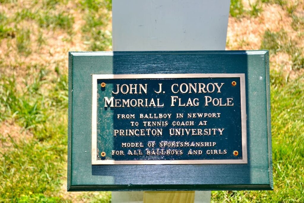 Memorial Signage at the Tennis Hall of Fame