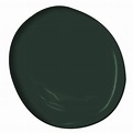 The paint color chip, Essex Green.
