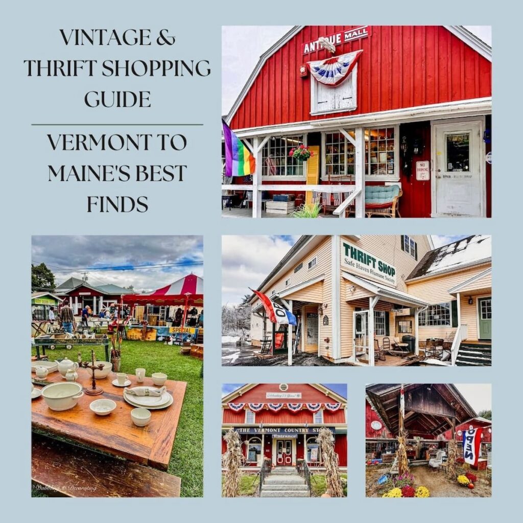 Vintage & Thrift Shopping Guide Collage