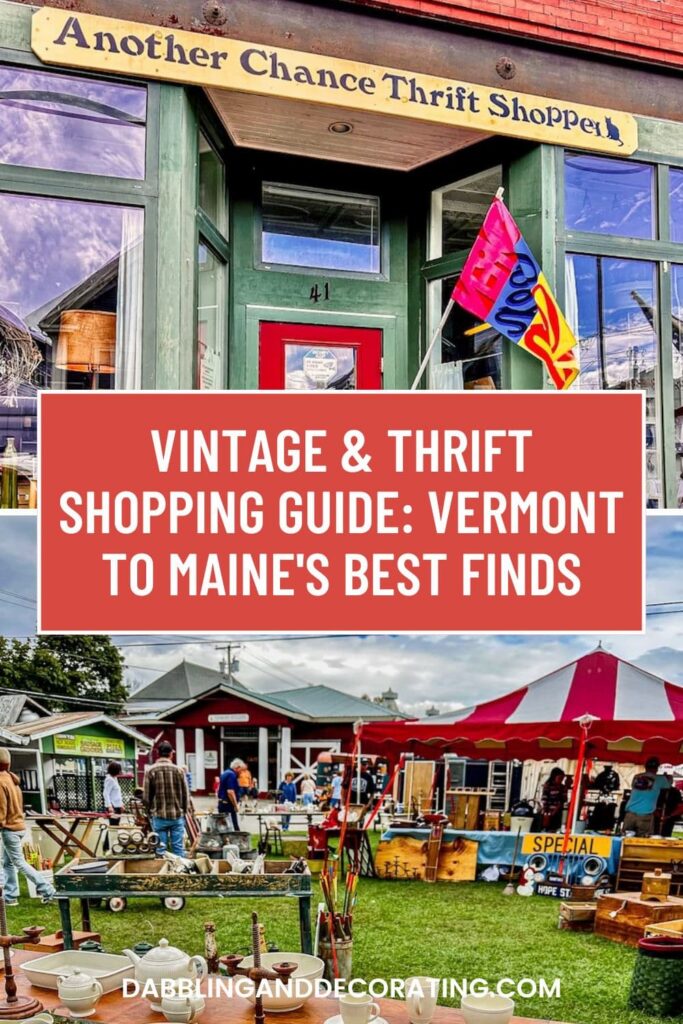 Vintage & Thrift Shopping Guide: Vermont to Maine's Best Finds