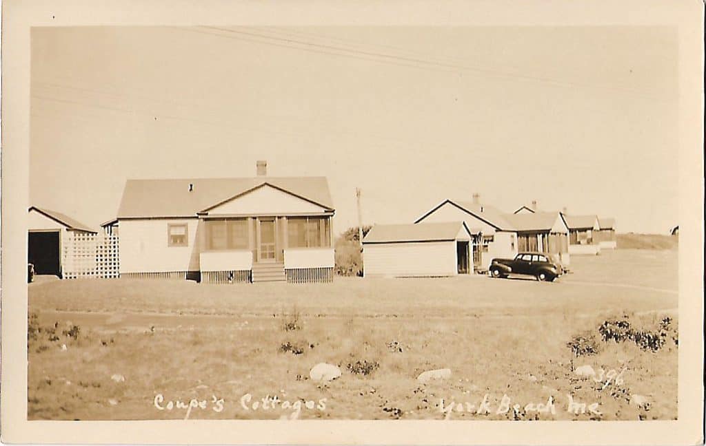 My grandfather's Sea Turn cottages in the early 1920s on the Nubble in York, Maine.