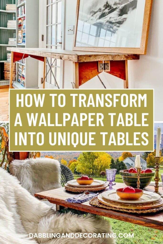 How to Transform a Wallpaper Table into Unique Tables 