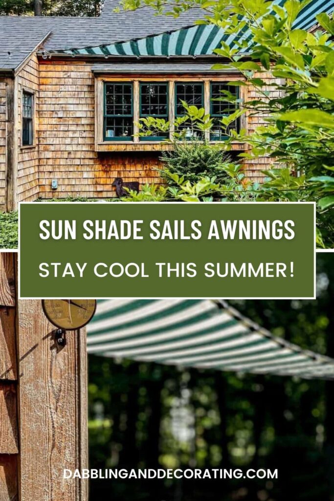 Sun Shade Sails Awnings Stay Cool This Summer
