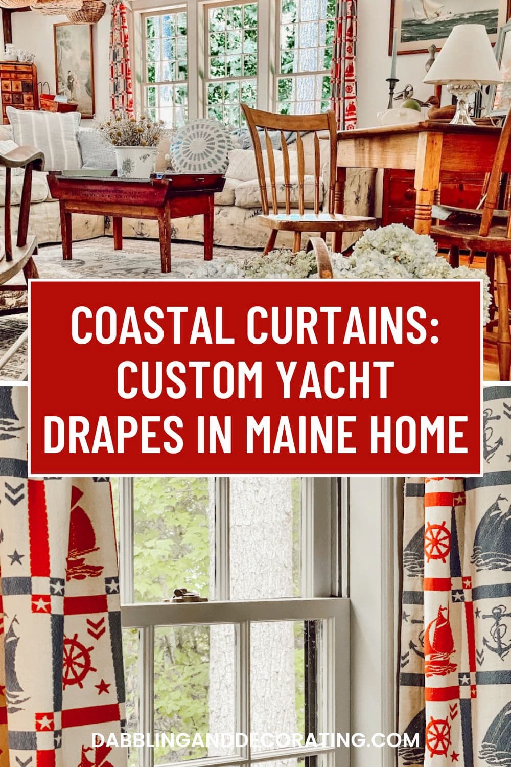 Coastal Curtains: Custom Yacht Drapes in Maine Home