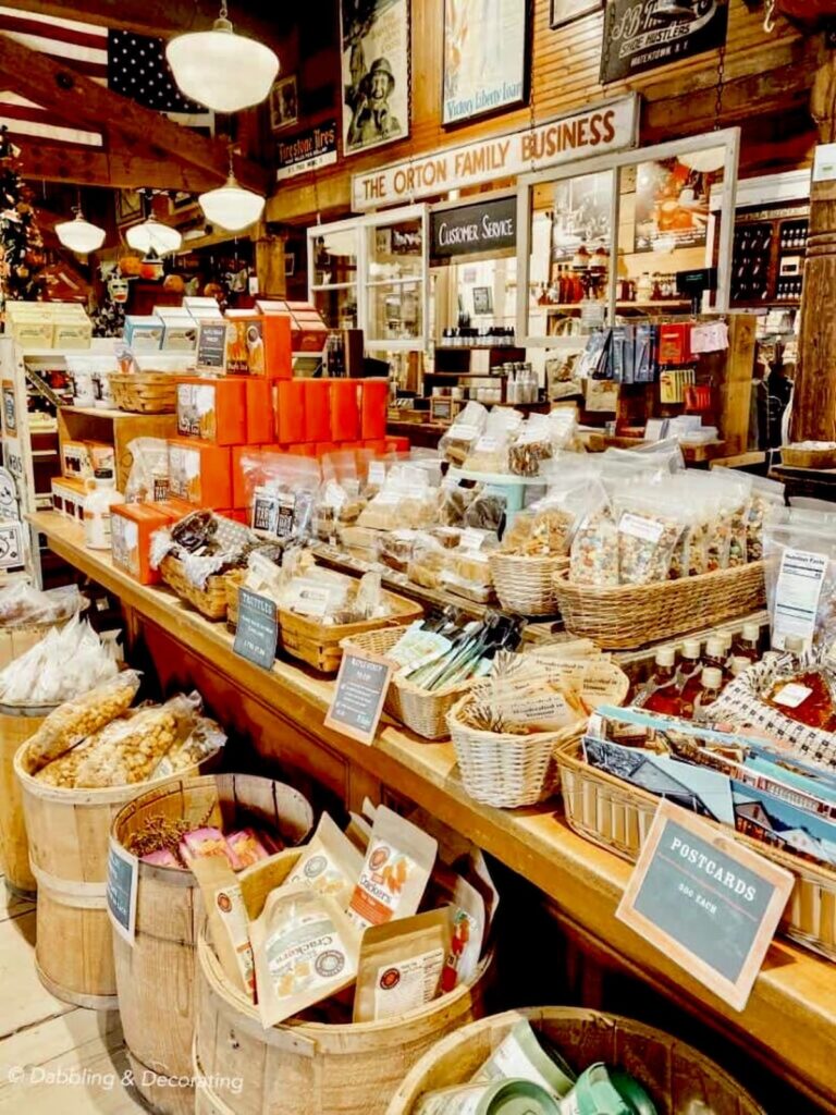 Old Fashioned Candy Counter at Country Store in Vermont.