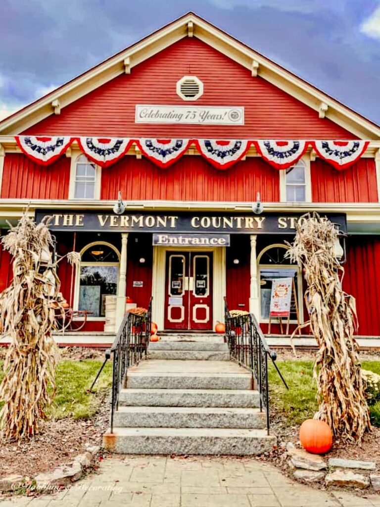 Red Patriotic styled Vermont Country Store