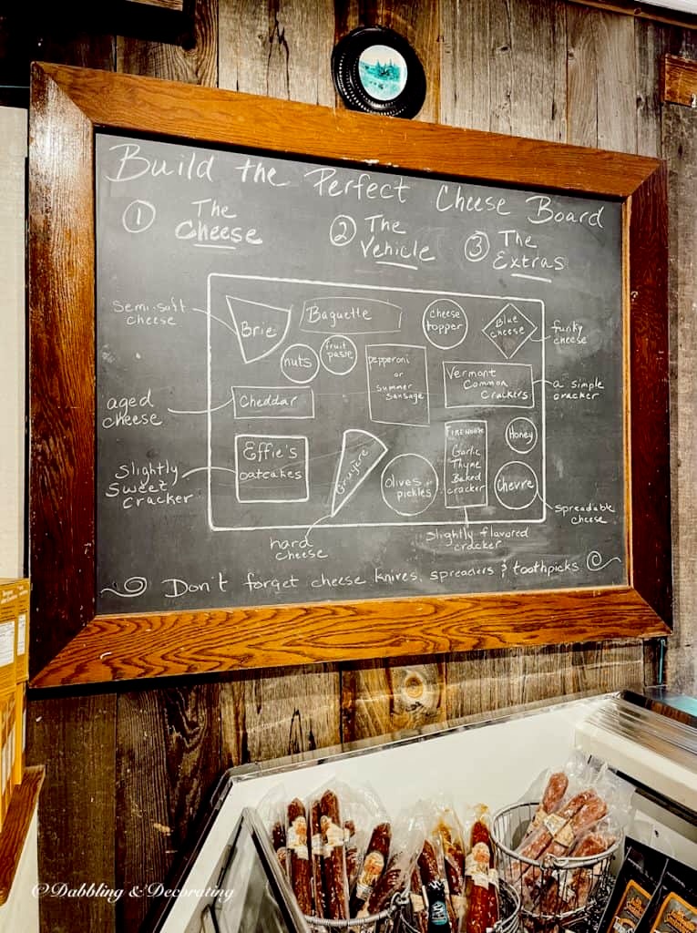 Cheese Chalkboard on How to make a cheese platter.