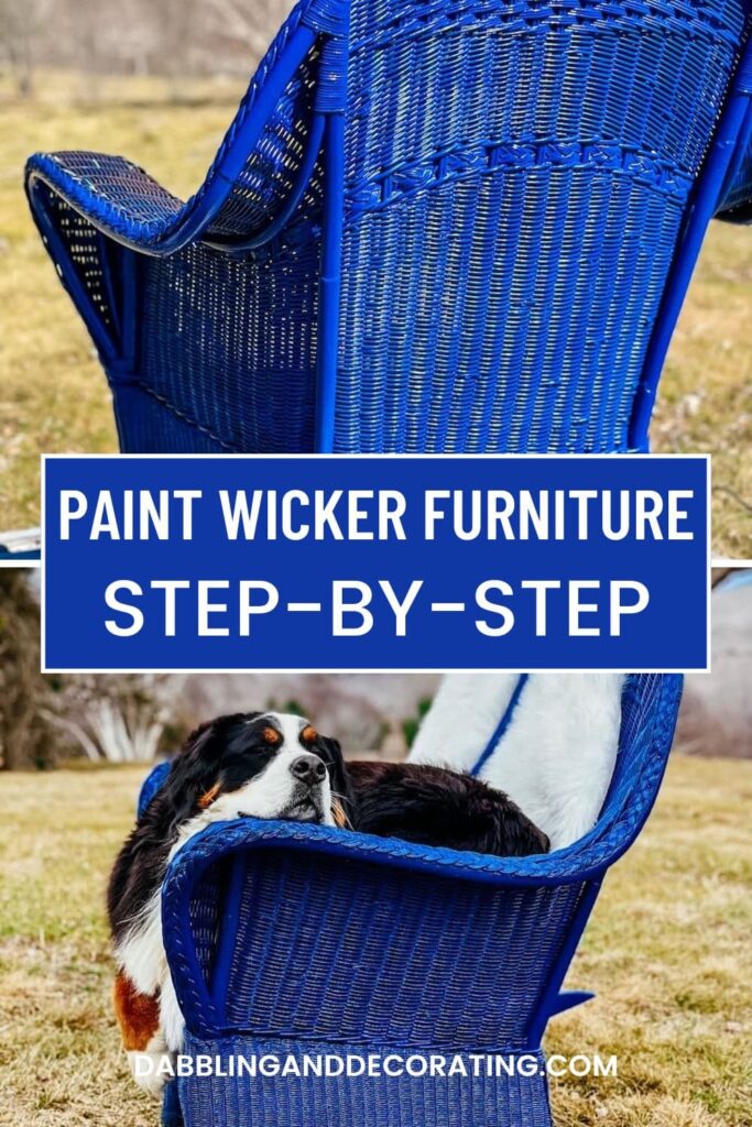 Paint Wicker Furniture Step-by-Step