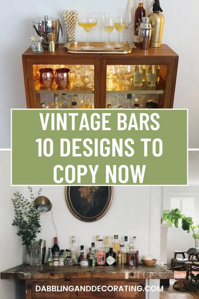 Vintage Bars: 10 Designs to Copy Now