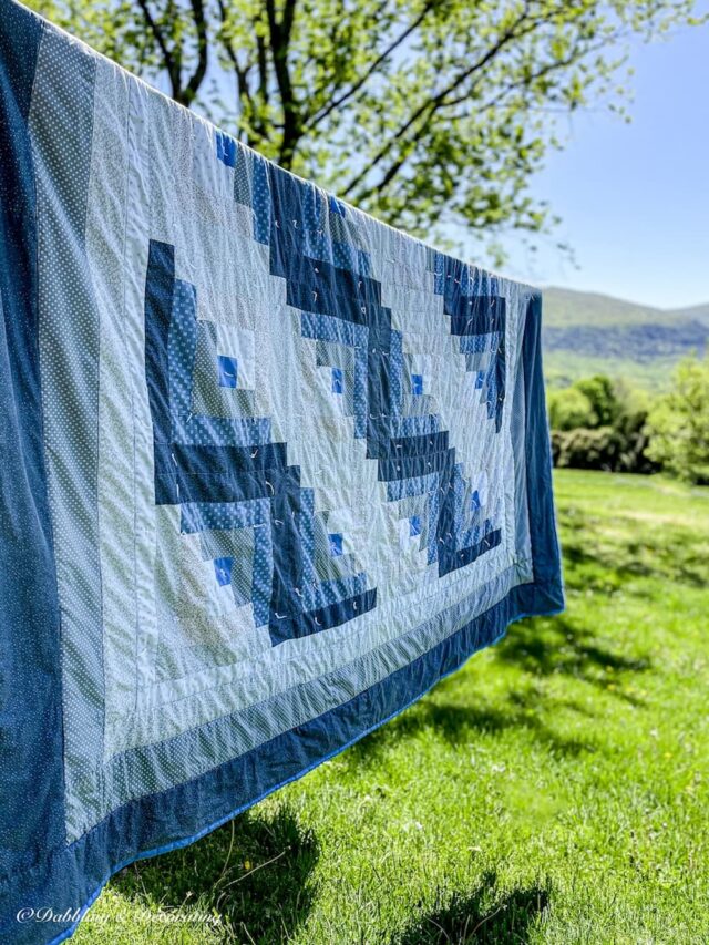 Quilt on Clothesline