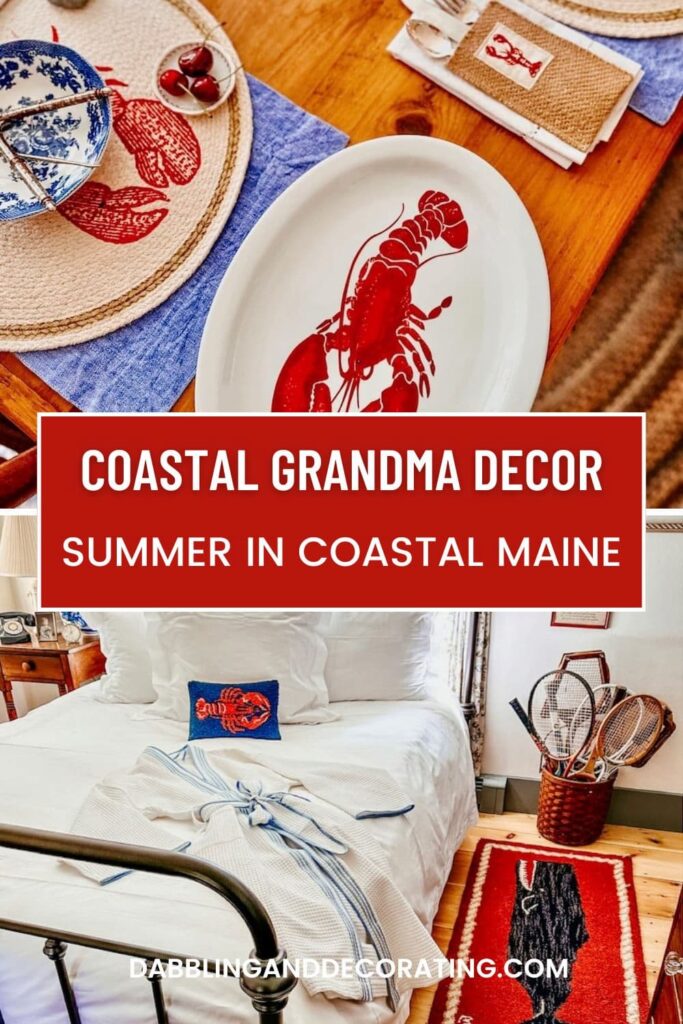 Coastal Grandma Decor Summer in Maine 