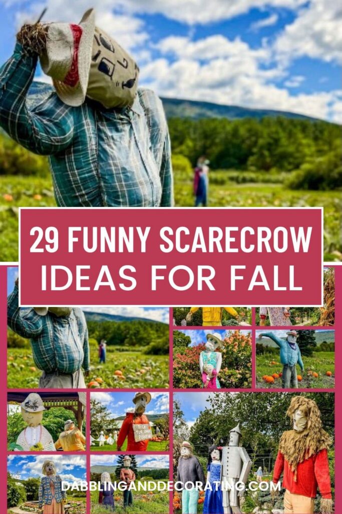 29 Funny Scarecrow Ideas for Fall.