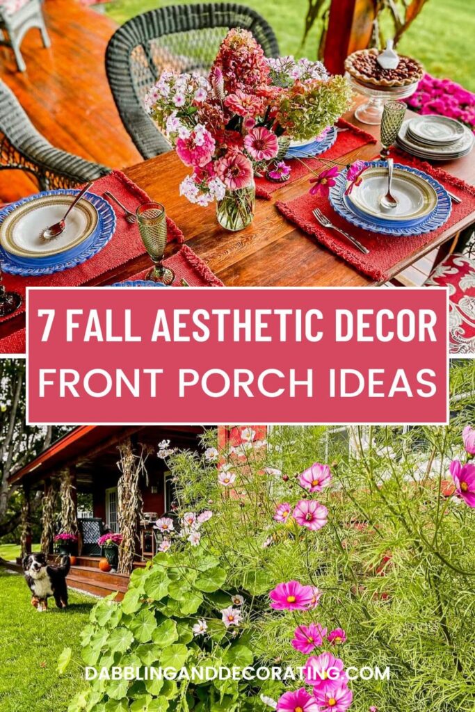 Fall Aesthetic Front Porch Ideas 