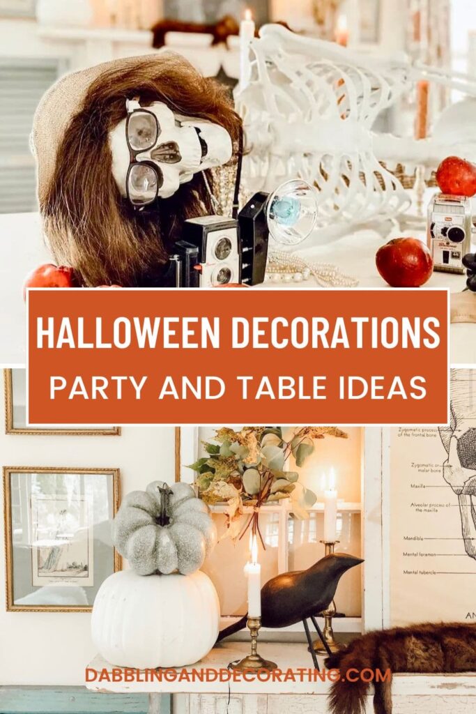 Halloween Decorations Vintage Party Centerpiece Decor