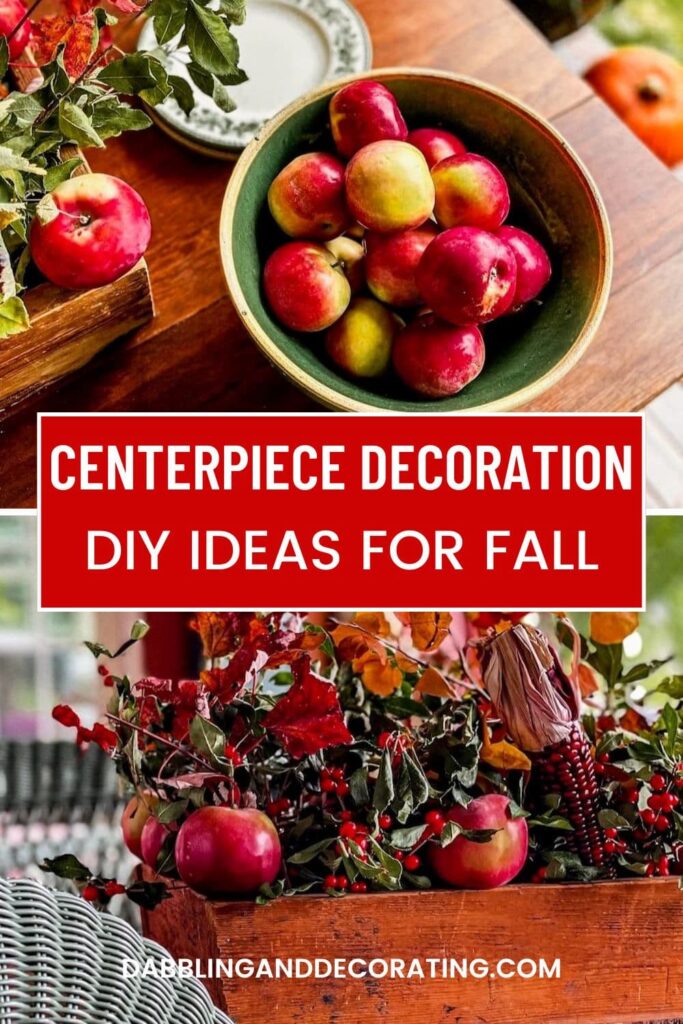 Centerpiece Decoration DIY Ideas for Fall 