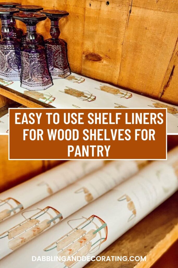 Easy to Use Shelf Liners for Wood Shelves for Pantry