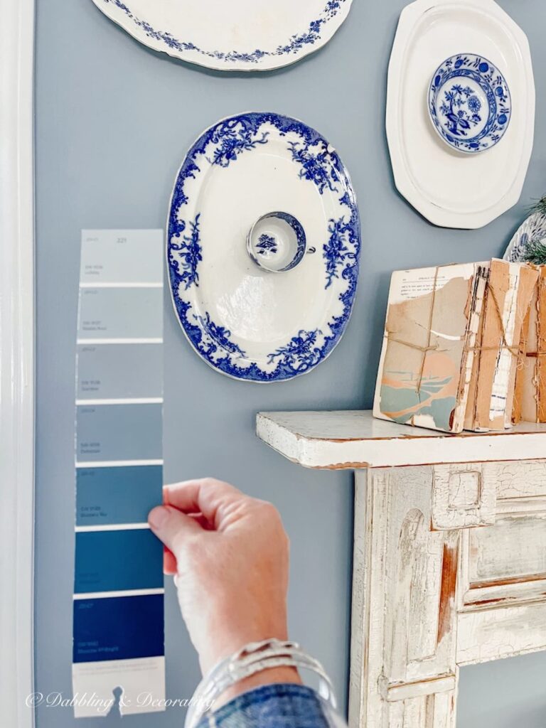 Open Floor Plan Blue Paint Home Makeover