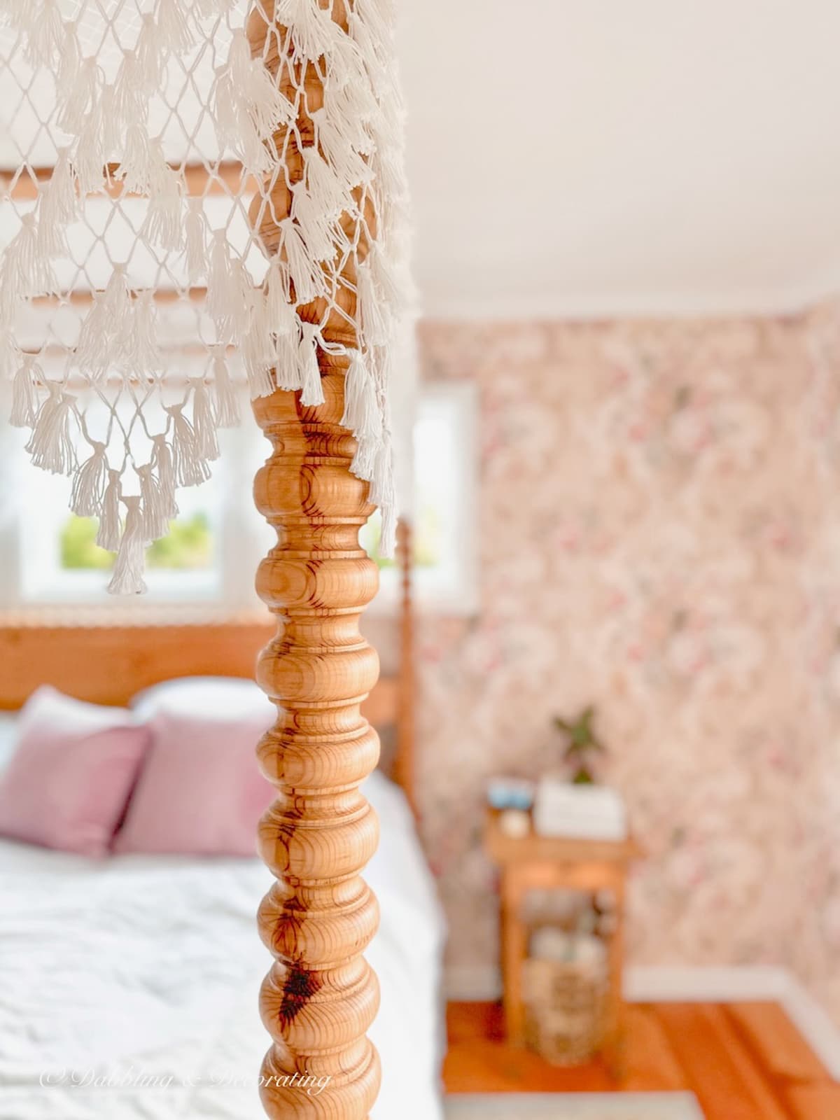 Hand Tied Bed Canopies Merge Vintage Charm with Modern Finishings