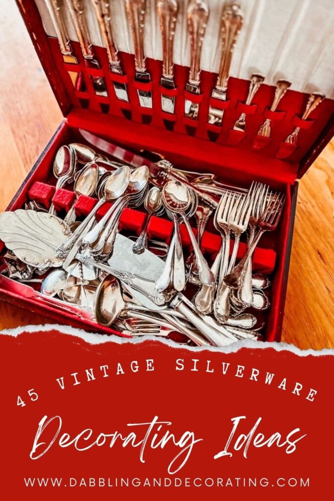 45 Vintage Silverware Decorating Ideas