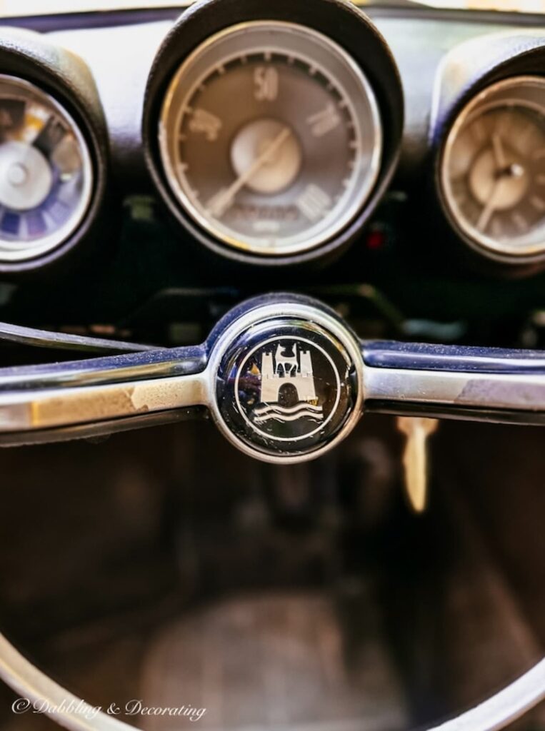 Classic VW Logo on Steering Wheel.