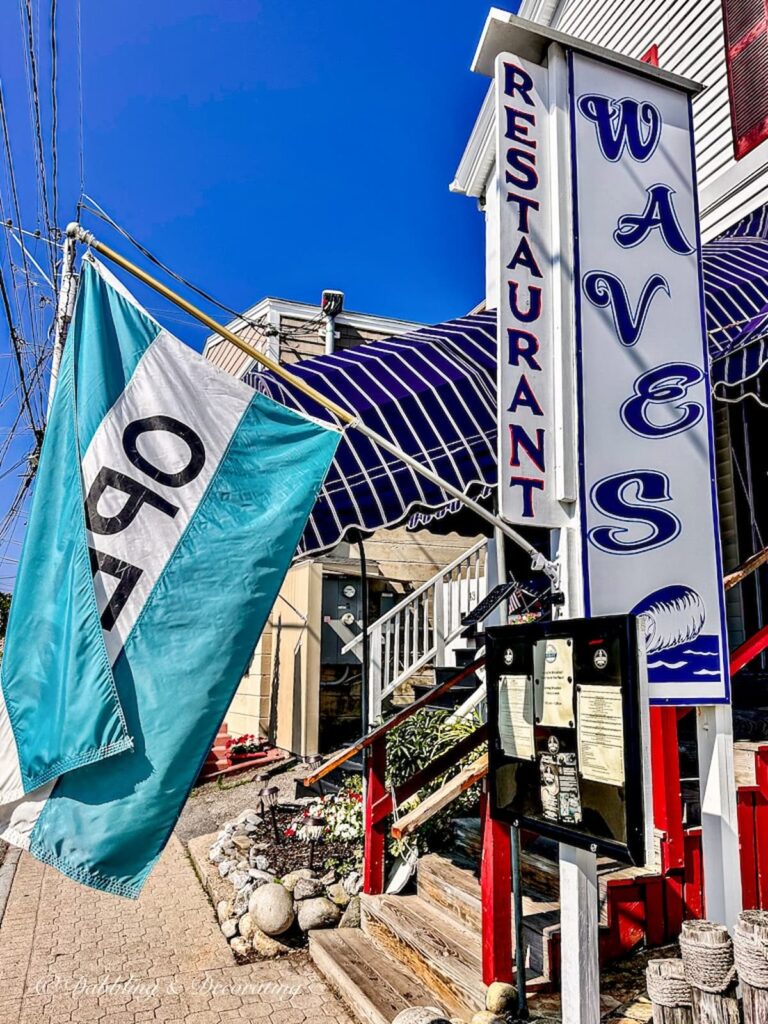 Waves Restaurant in Boothbay Harbor, Maine.