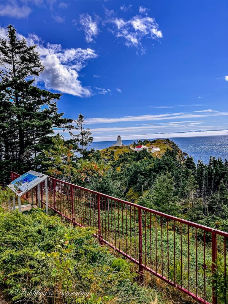 Swallowtail lighthouse view on Grand Manan Island Canada