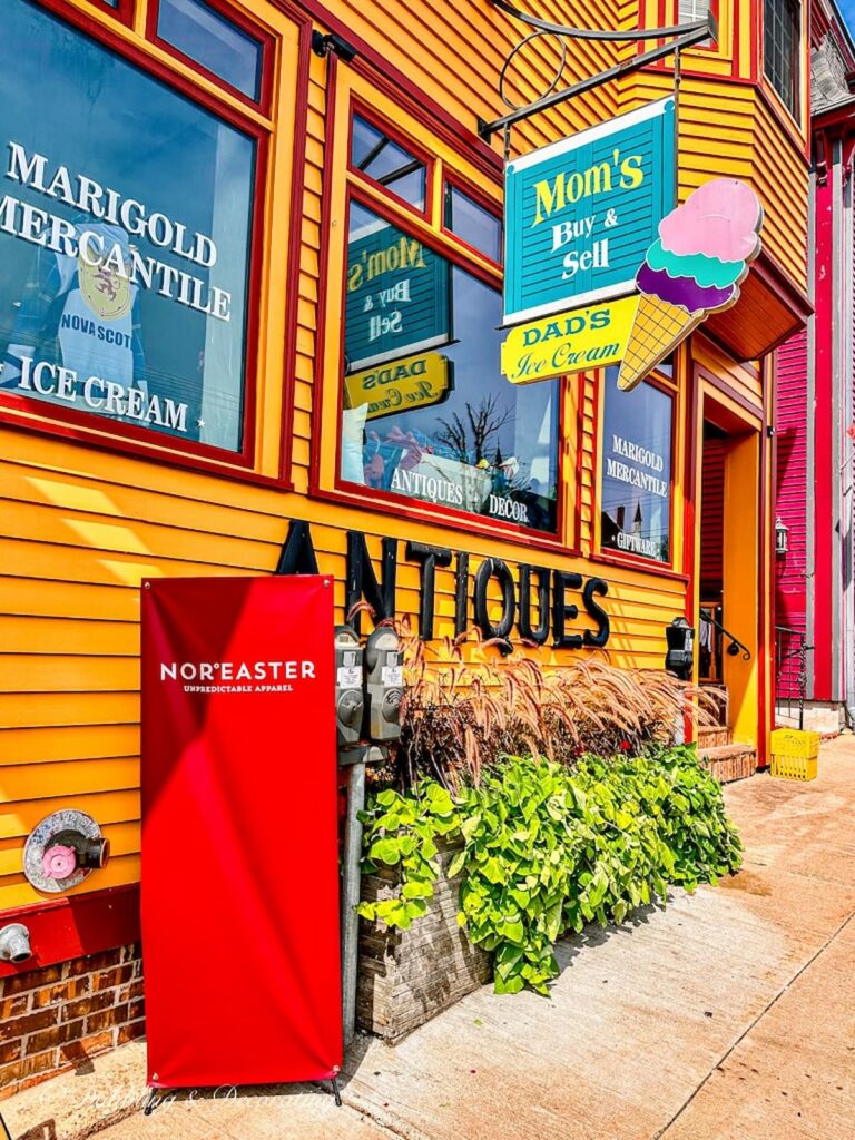 Mom's Buy and Sell Antique Store in Lunenburg Nova Scotia.