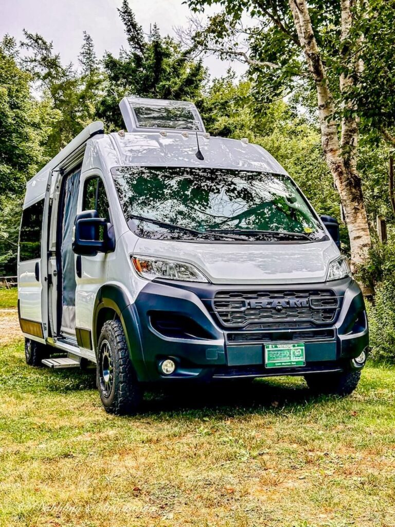 White Panoramic RV