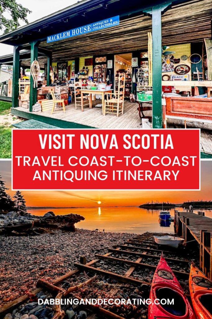 Visit Nova Scotia Travel Coast-to-Coast Antiquing Itinerary.