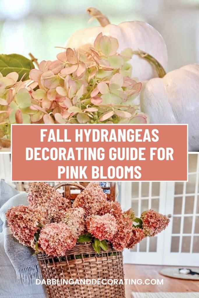 Fall Hydrangeas Decorating Guide For Pink Blooms