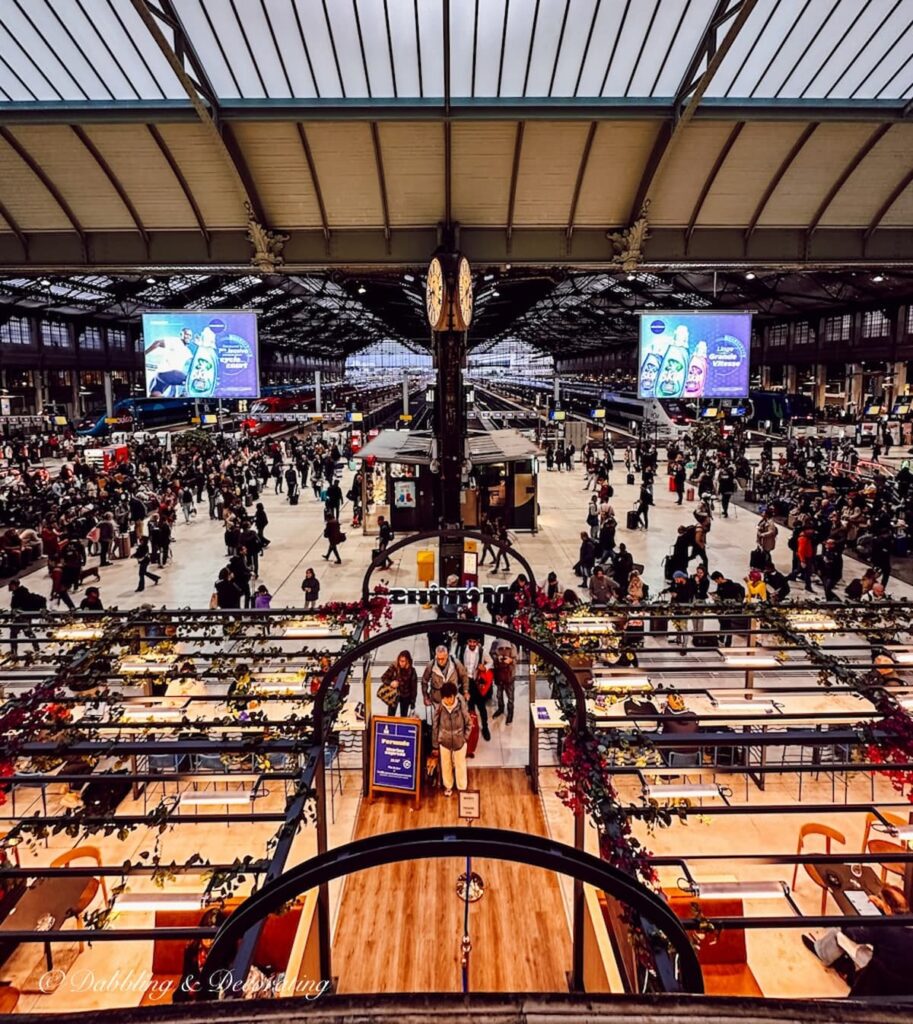 Paris metro station in France.