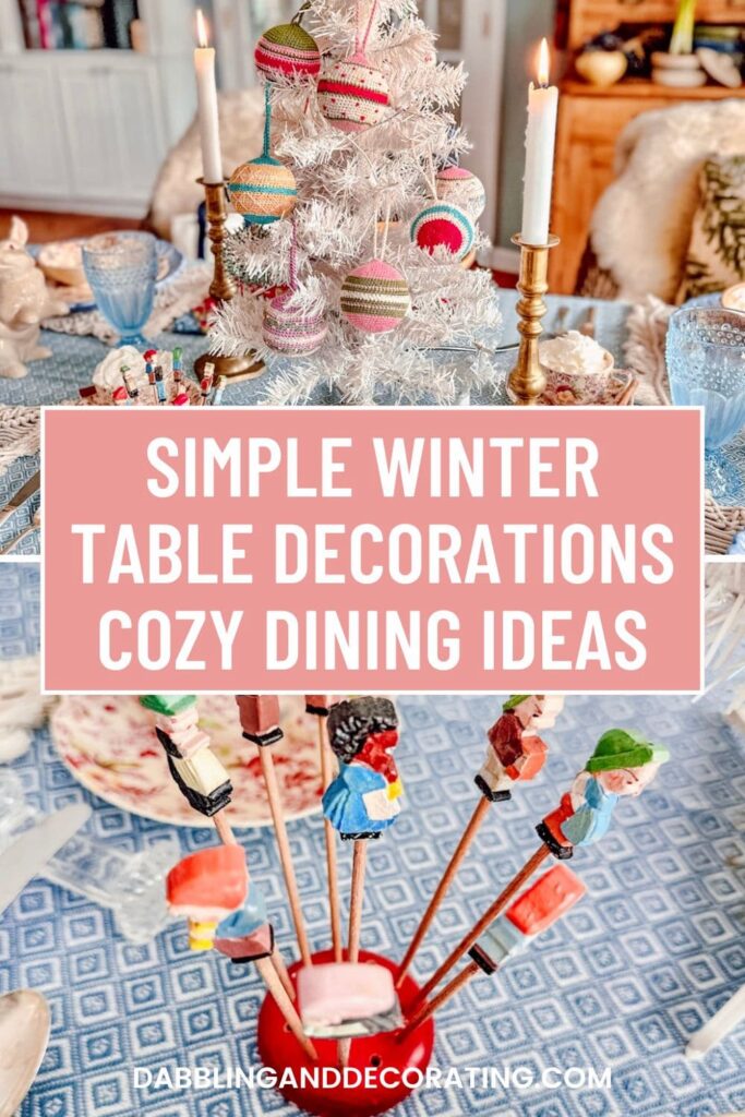 Simple Winter Table Decorations Cozy Dining Ideas