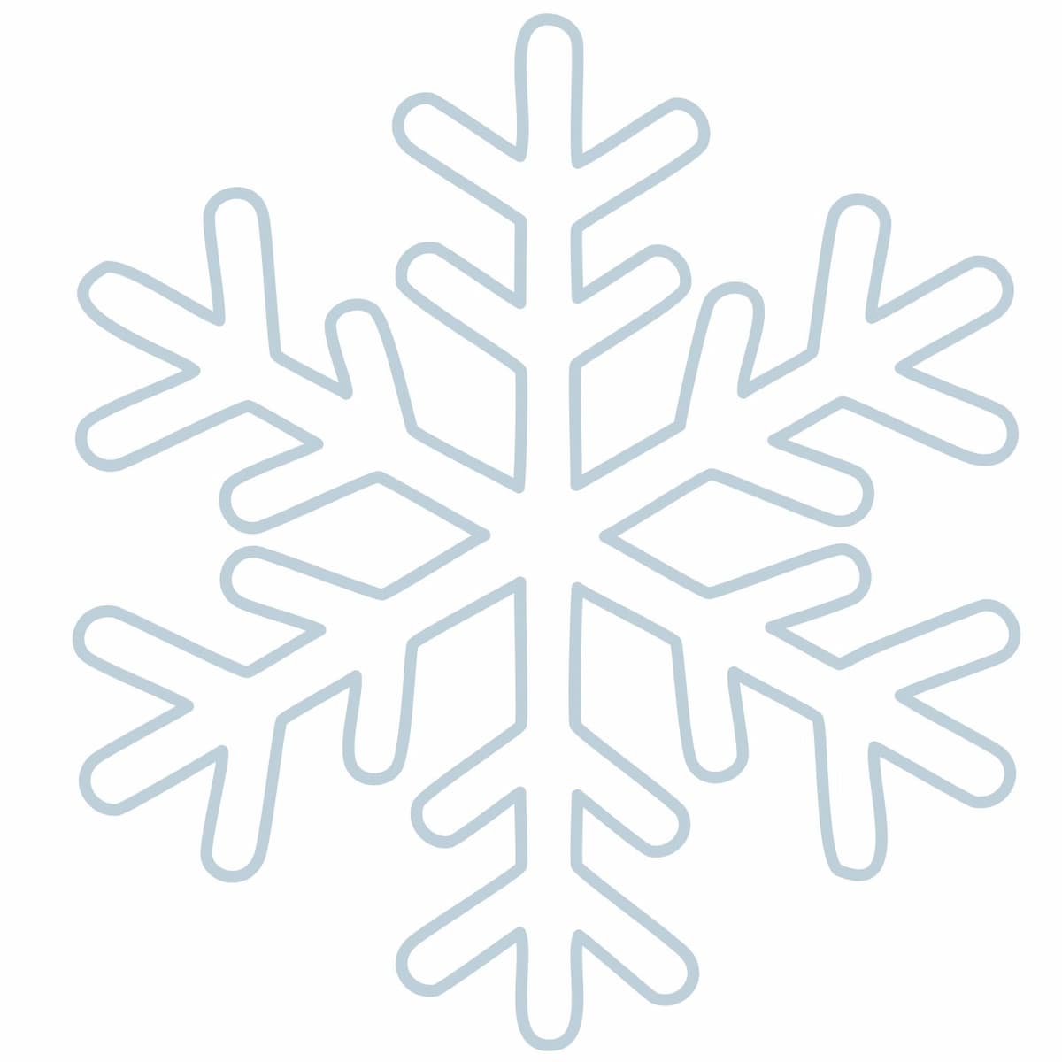 Snowflake blue graphic